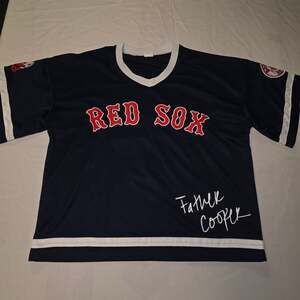 Boston Red Sox Unwell 25 V Neck Jersey Father Cooper Big Al's block party M